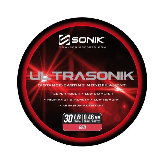 Sonik Ultrasonik Monofilamento Rojo 0.46mm 560m 1 Sonik Ultrasonik Monofilamento Rojo 0.46mm 560m