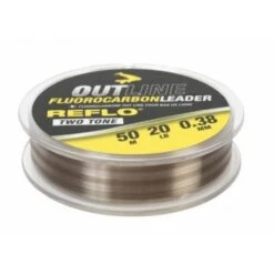 Líder De Fluorocarbono Avid Carp Outline 0.35mm 18lb