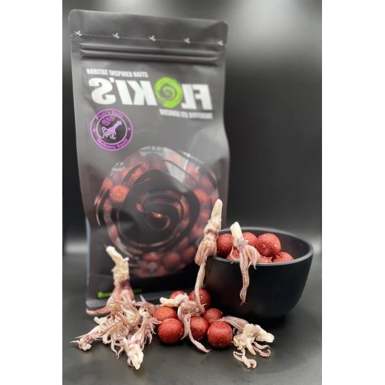 Floki's Baits Mulberry Squid Boilies 20mm 3 Floki's Baits Mulberry Squid Boilies 20mm - Imagen 3