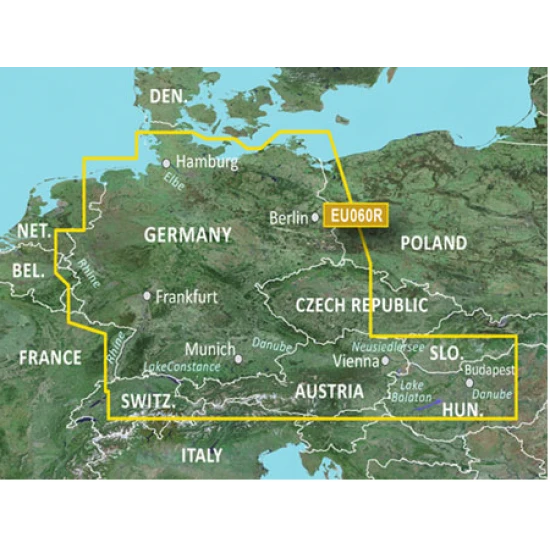 Garmin Bluechart G3 MicroSD/SD - Aguas Continentales De Alemania 1 Garmin Bluechart G3 MicroSD/SD - Aguas Continentales De Alemania