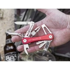 Llavero KeySmart Rugged Red Clam 5 Llavero KeySmart Rugged Red Clam -Tienda De Pesca KS20607 RED 2 550x550w