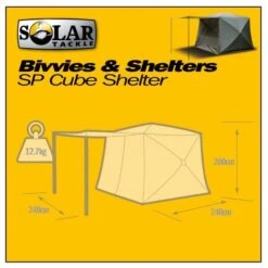Refugio De Cubo Solar SP -Tienda De Pesca SP20Cube20Shelter20Afmetingen 550x550 1