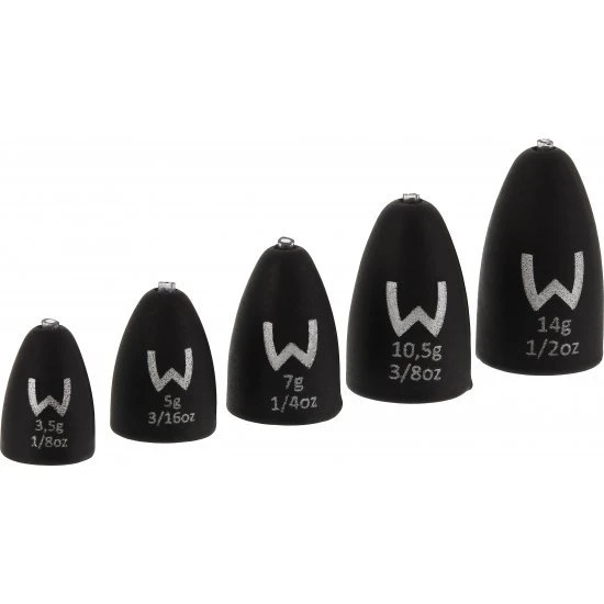 Pesos De Bala De Tungsteno Add-It De Westin 5 G Negro Mate 4 Piezas 2 Pesos De Bala De Tungsteno Add-It De Westin 5 G Negro Mate 4 Piezas - Imagen 2